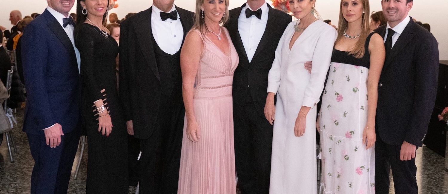 Andrew & Mona Sarofim, Christopher & Courtney Sarofim, Patrick Seabase & Allison Sarofim, Christy Cham & Phillip Sarofim at the Museum of Fine Arts Houston Grand Gala Ball honoring the legacy of the late Fayez Sarofim (Photo by Jenny Antill)
