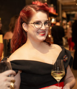 Champagne Lallier brand ambassador Madeleine Thompson (Photo by George Fiala)
