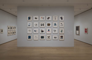 (4) Installation view of Robert Motherwell Drawing at the Menil Drawing Institute, Houston. Photo by Paul Hester