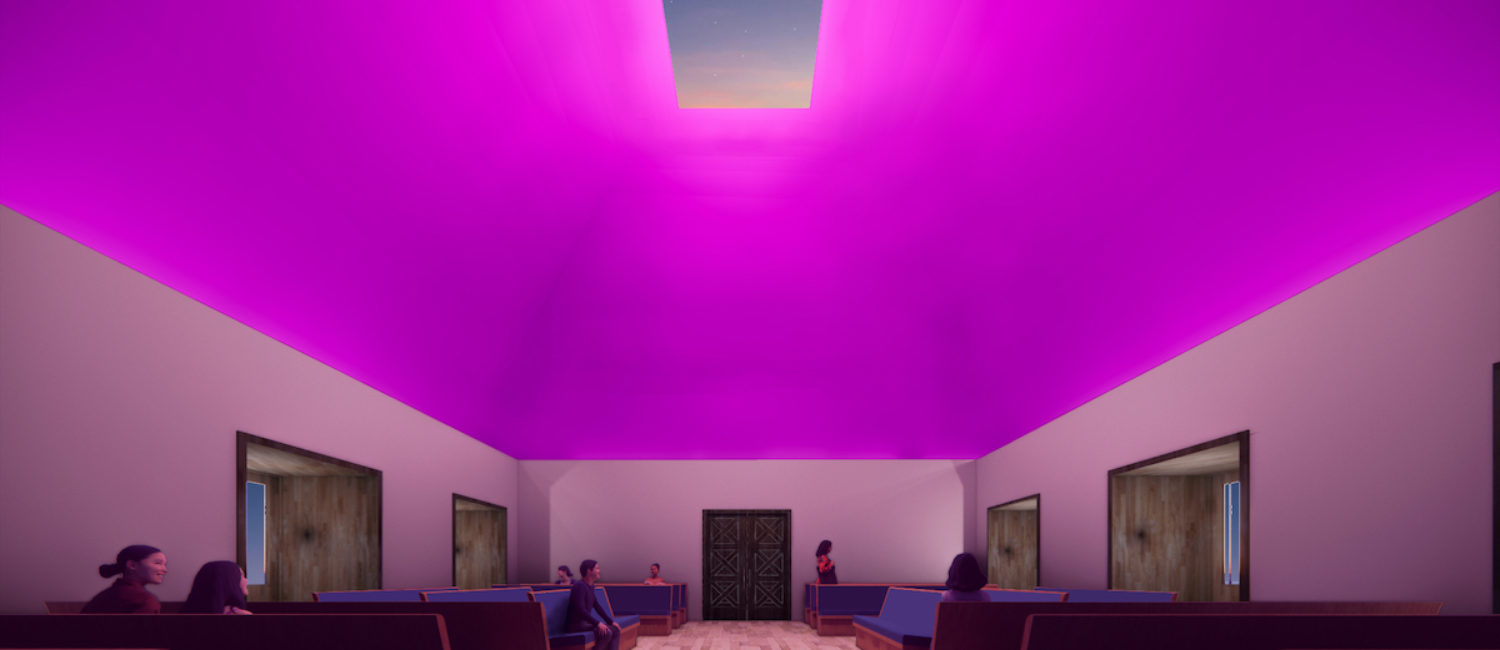 Keith House Interior Rendering Purple