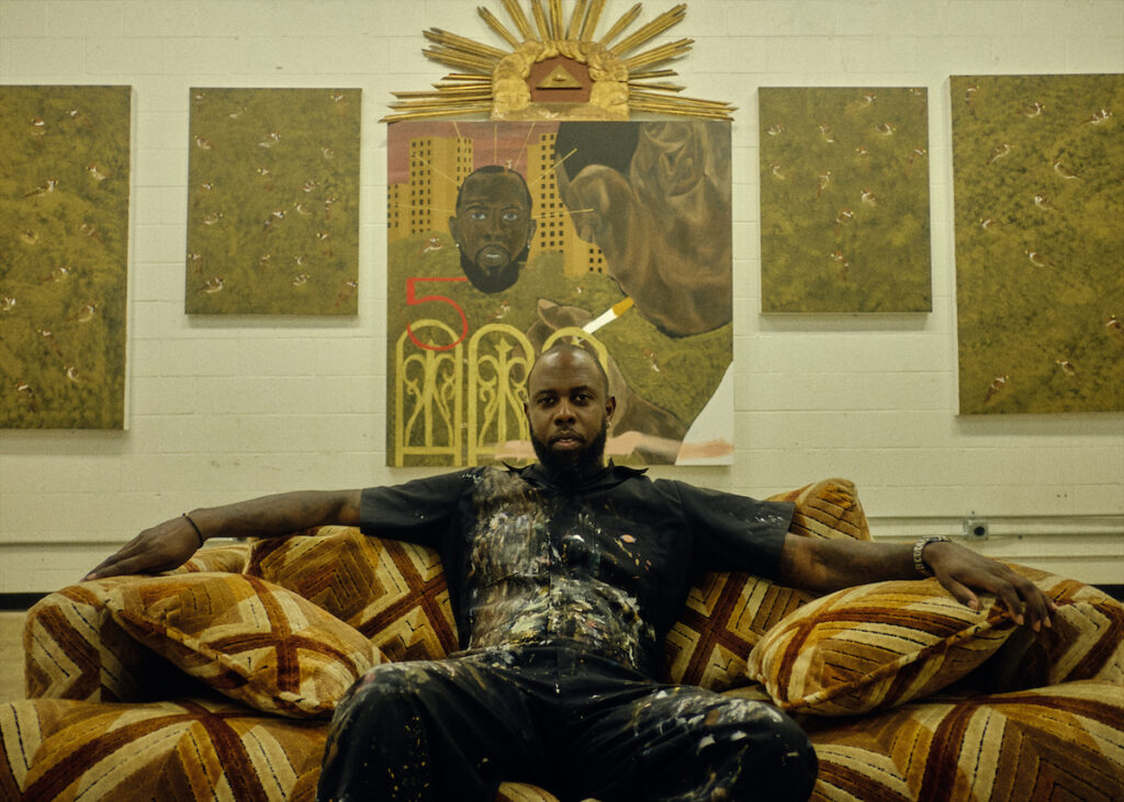 Dallas artist Jammie Holmes (portrait by Lauren Withrow)
