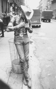 Robert Frank's "Rodeo, New York City," 1955-1956, at the Museum of Fine Arts, Houston (Collection Museum of Fine Arts, Houston, museum purchase funded by Jerry E. and Nanette Finger. © The June Leaf and Robert Frank Foundation.)