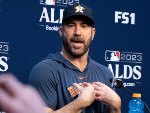 Both the Astros and Twins worked out and met with the media at Minute Maid Park before the start of the American League Divisional Series