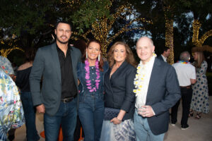 Matt Clark, Julia Morales Clark, Laurie and Bret Sanders; Photo by Alexanders Fine Portrait Design