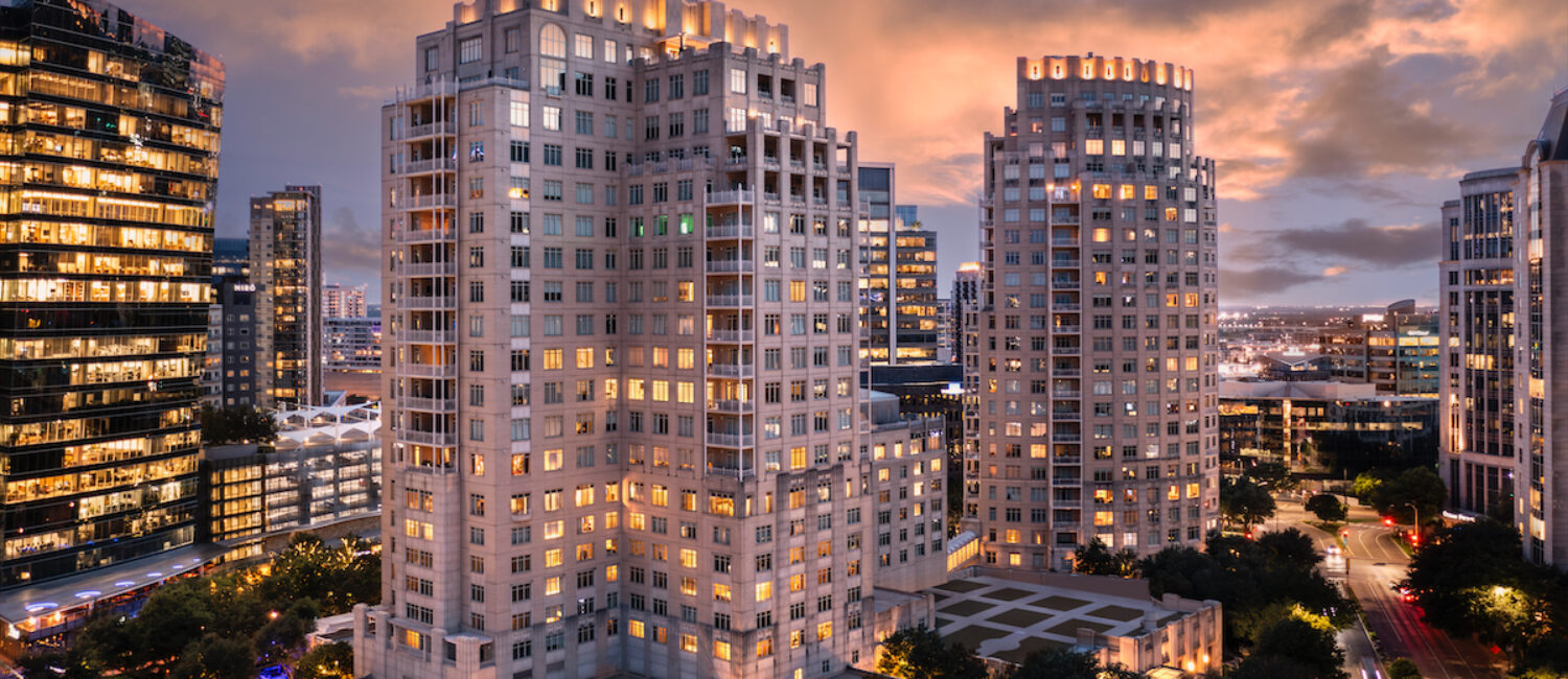 Ritz Carlton Dallas Uptown Exterior Sunset (Photo by Ritz-Carlton, Dallas)