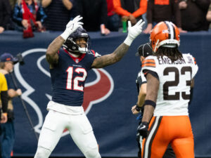 Houston Texans and quarterback C.J. Stroud faced the Cleveland Browns in the Wild Carded Playoff game at NRG Stadium