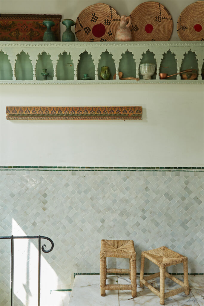 Bruno Frisoni and Herve Van Der Straeten’s home, Dar Baba, in Tangier. From the book "Inside Tangier," Vendome Press. (Photo by Guido Taroni)