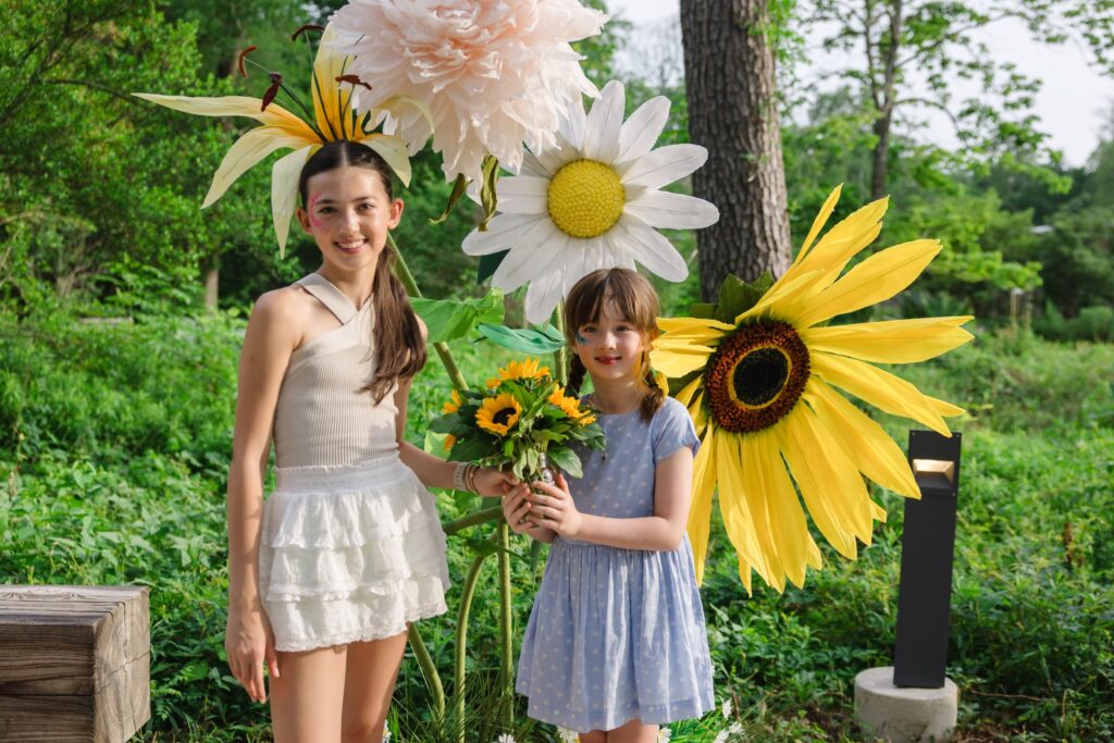 Daughters of Caroline and Jake Sabat enjoying the afternoon; Photo by Johnny Than for Jenny Antill