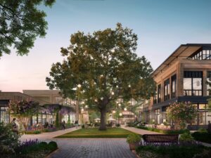 Central Lawn at The RO; Rendering courtesy of Michael Hsu Office of Architecture
