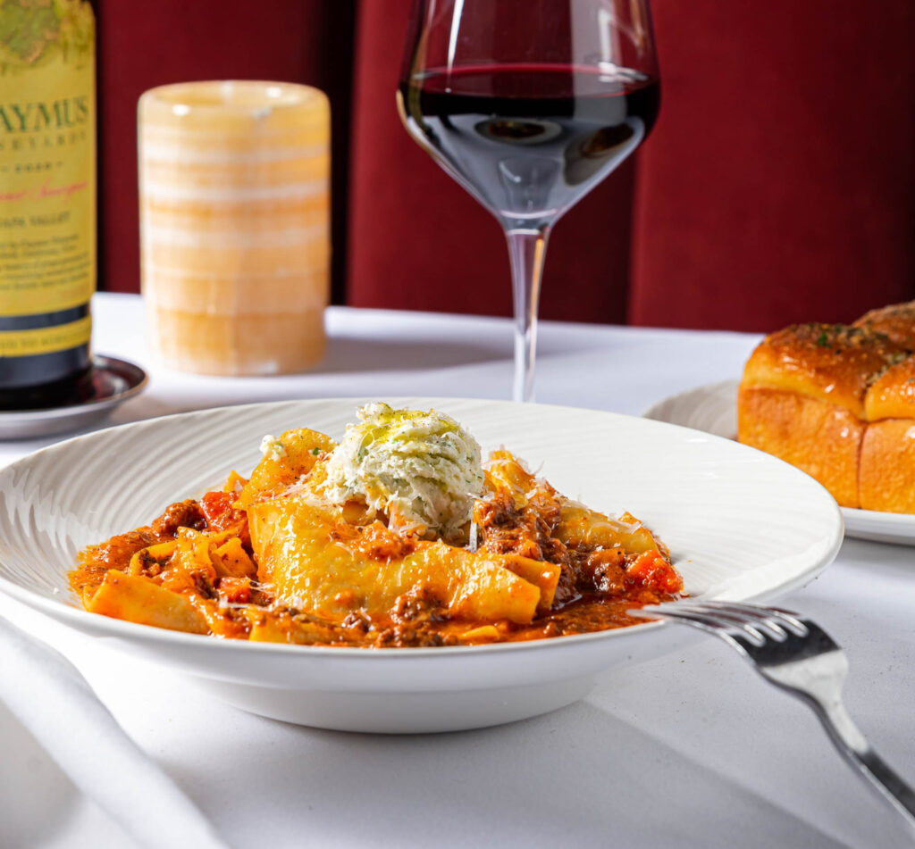 Rosebud Steakhouse has a taste of Italian fare on the menu as well.