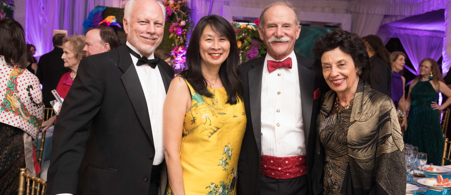 Zoo CEO Lee Ehmke, Sue Chin, Marty and Kathy Goossen (Photo by Daniel Ortiz for Houston Zoo)