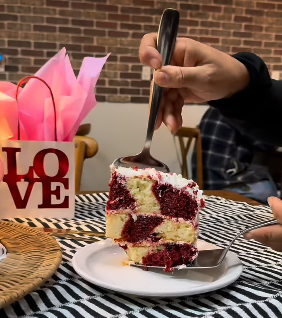 Mexican Mom Checkerboard cake