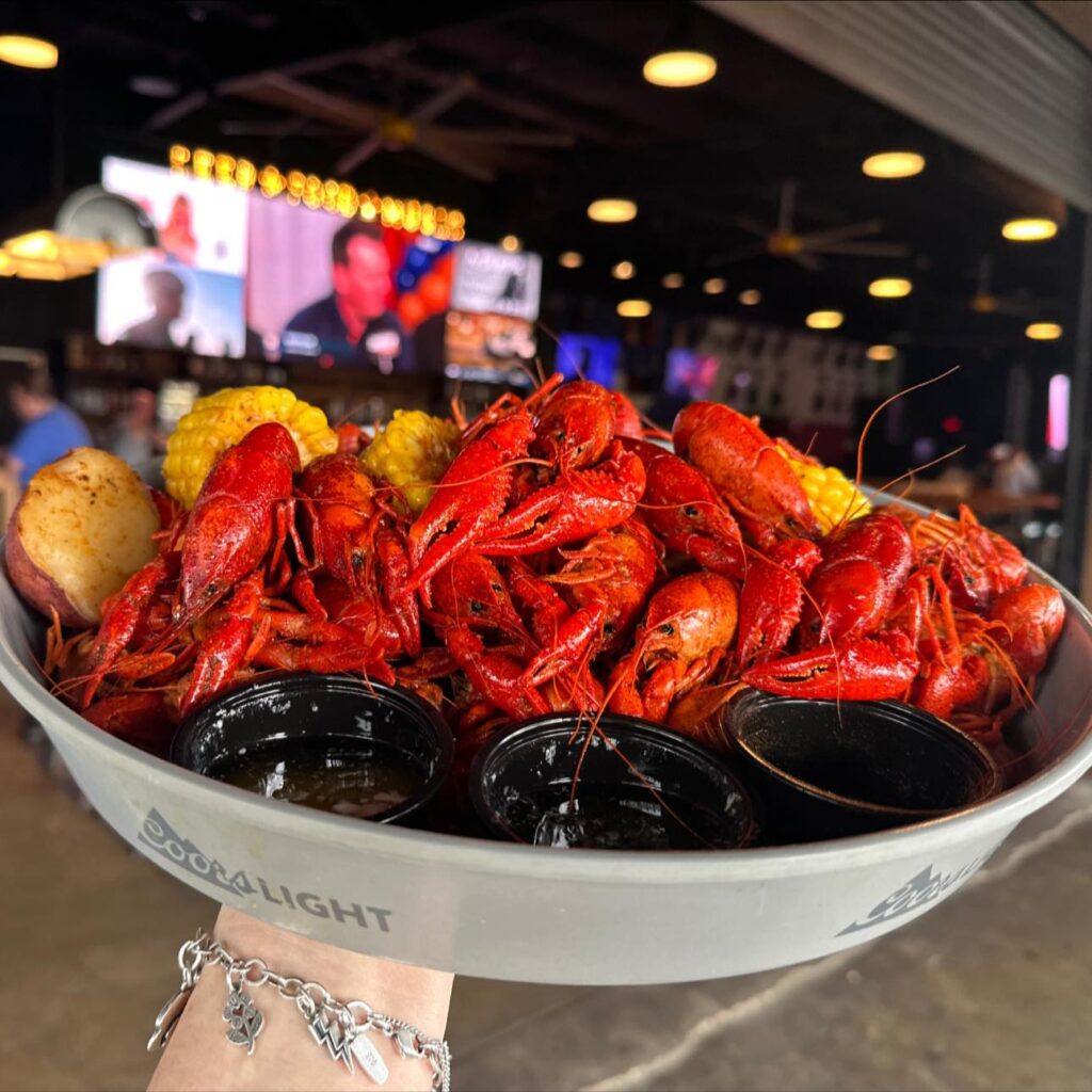 Sawyer Park crawfish