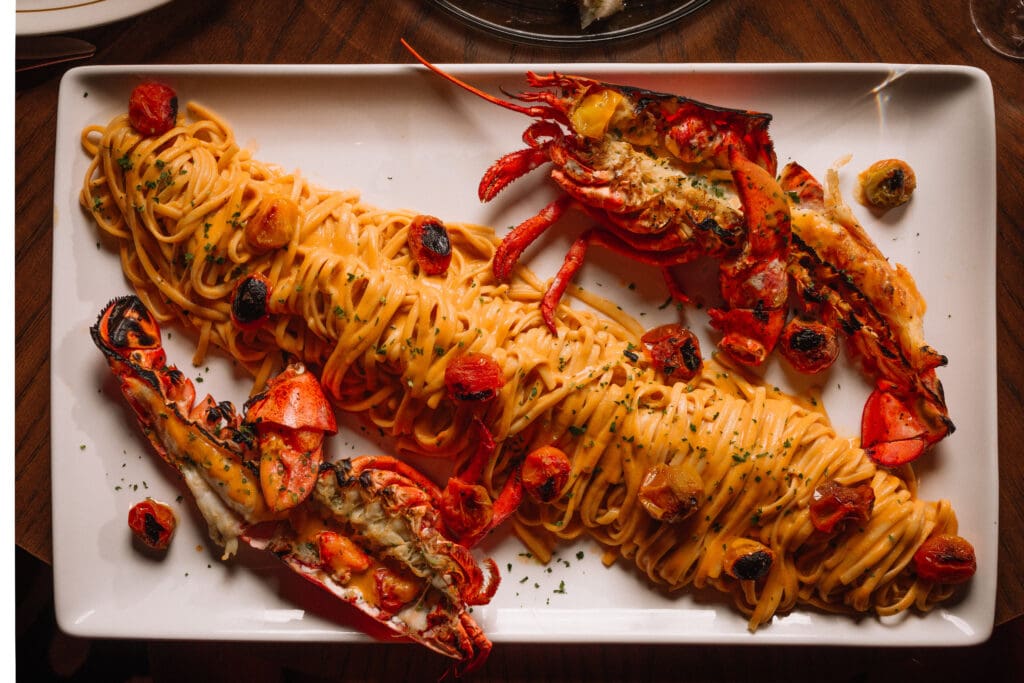 Whole Maine Lobster Linguine (Photo by Chase Hall)